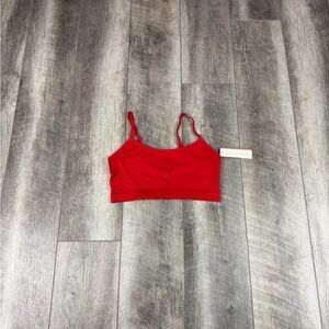 Colsie Red Spaghetti Strap Bralette